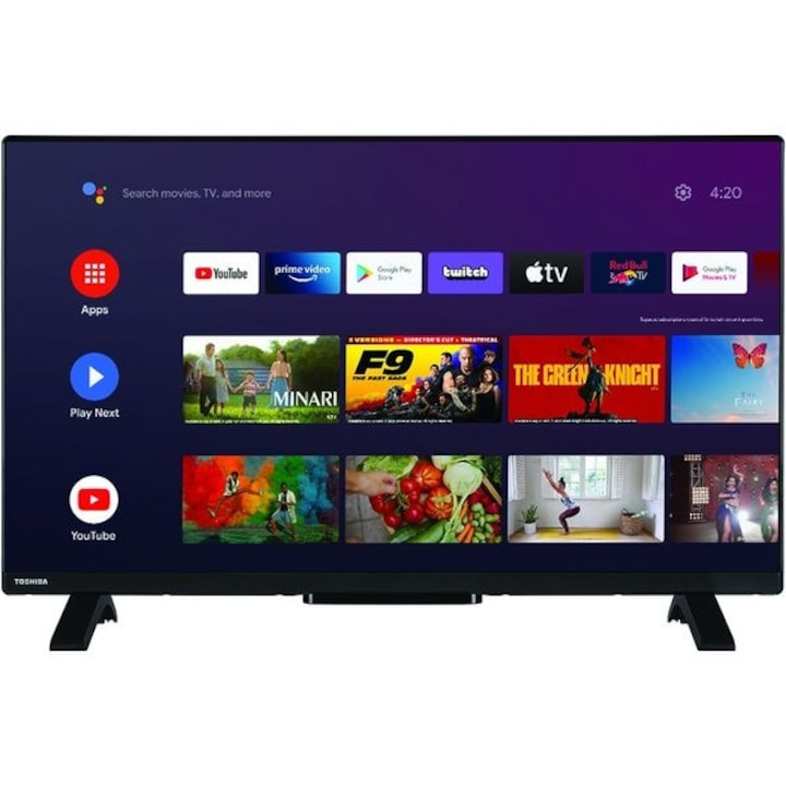 Televizor LED Smart TOSHIBA 32WA2363DG, HD, HDR10, 81cm, Clasa E, Negru
