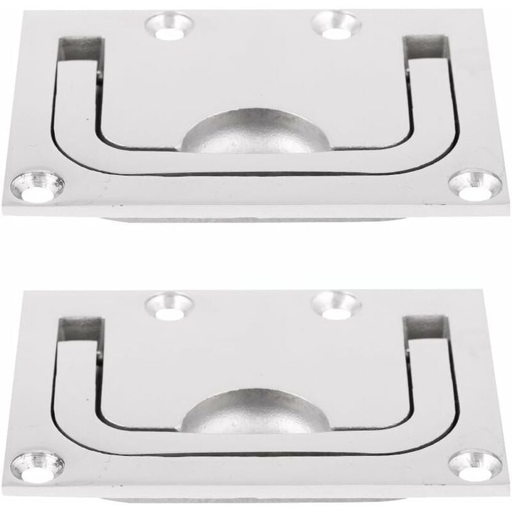 Manere de ridicare cu montare incastrata, Enforose, otel inoxidabil 316, utilizare multifunctionala, pentru barci/masini/mobilier