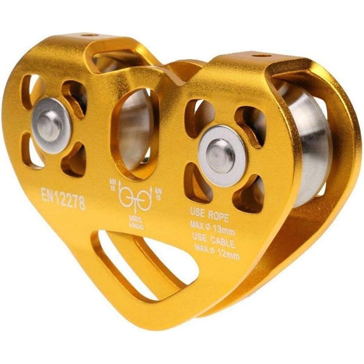 Scripete dublu Enforose, din aluminiu, rulment cu bile din inox, 8-13mm, pentru activitati in aer liber