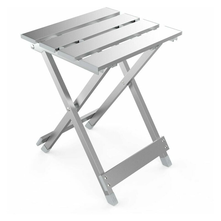 Scaun pliabil pentru camping Enforose, cadru din aluminiu anodizat, suport greu, portabil, usor
