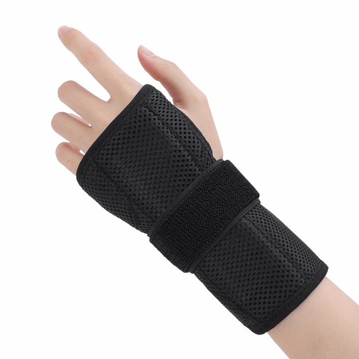 Orteza pentru incheietura, QttvbTna, nailon, negru, M