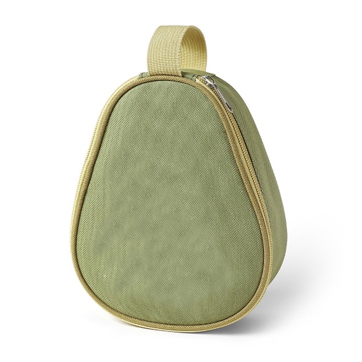 QttvbTna чанта за съхранение, преносим дизайн, голям капацитет, водоустойчива, зелена