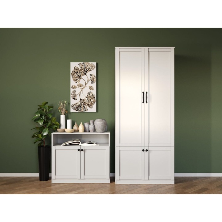 Dulap Class Alb, c83-01, L 83 x A 48 x H 192.5cm