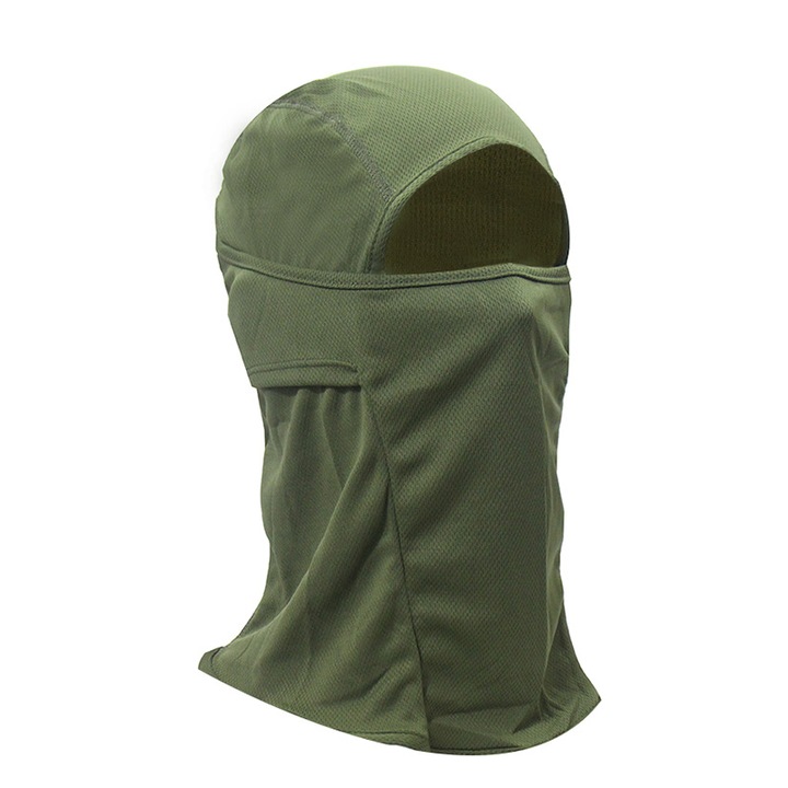 Cagula moto, protectie UV, verde, 40x28cm