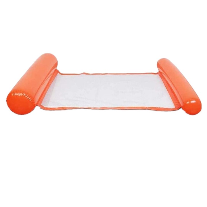 Плувен сал, PVC, оранжев, 19x21x1,5 см