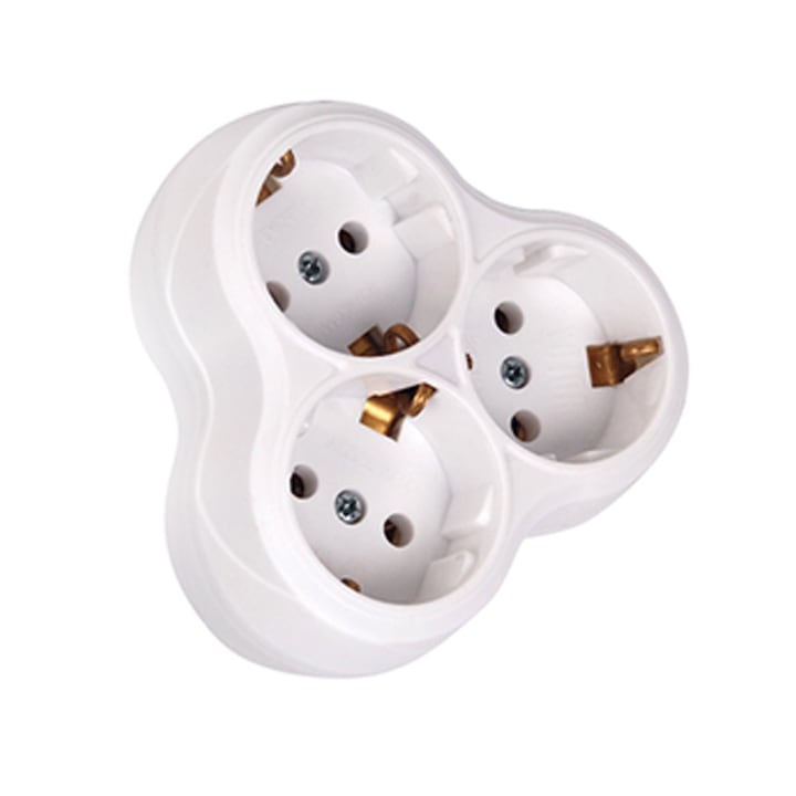 Triple Flower Socket 220V mikrofonnal és hangrögzítővel Wi-Fi 128GB - Valós idejű zenehallgatás - Felvétel és lejátszás bármilyen távolságról, az interneten keresztül - iOS / Android alkalmazás