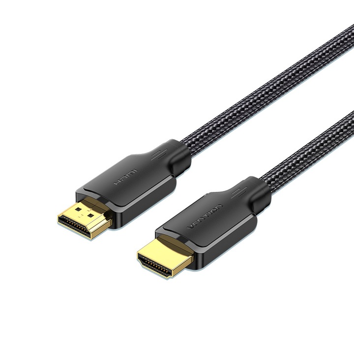 Кабел HDMI-A, VENTION, 4K@60HZ/4K@30HZ/1080P@60HZ, 18Gbps, черен, 3M
