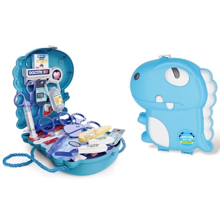 Set de joaca Medic, Dino Storage, 18 piese, pentru copii peste 4 ani