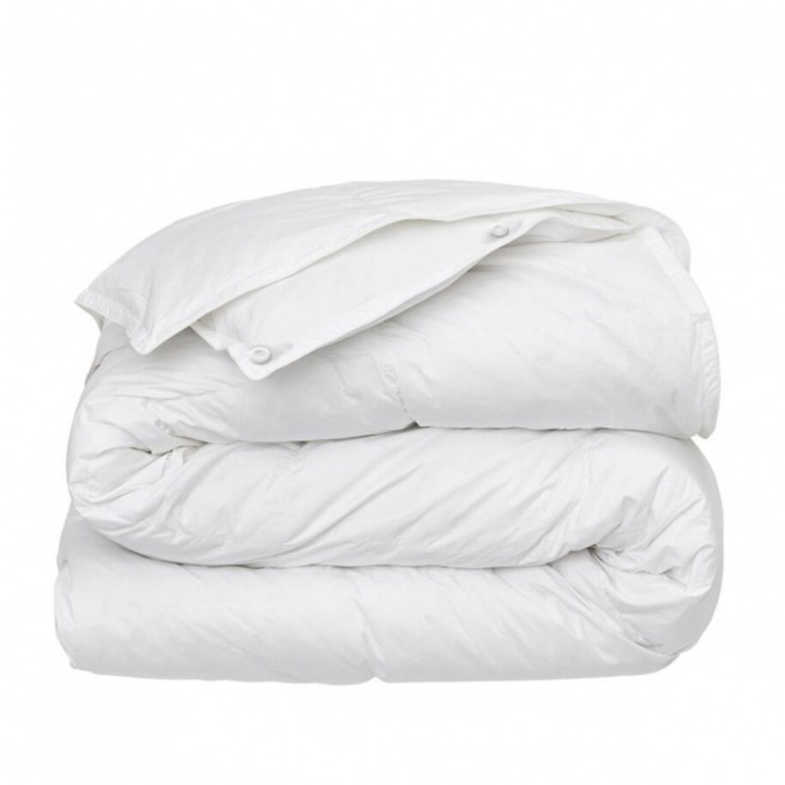 Pilota matlasata, Kotonia Home, microfibra alba, 4 anotimpuri, 200x220 cm, 100% Microfibra, puf siliconizat