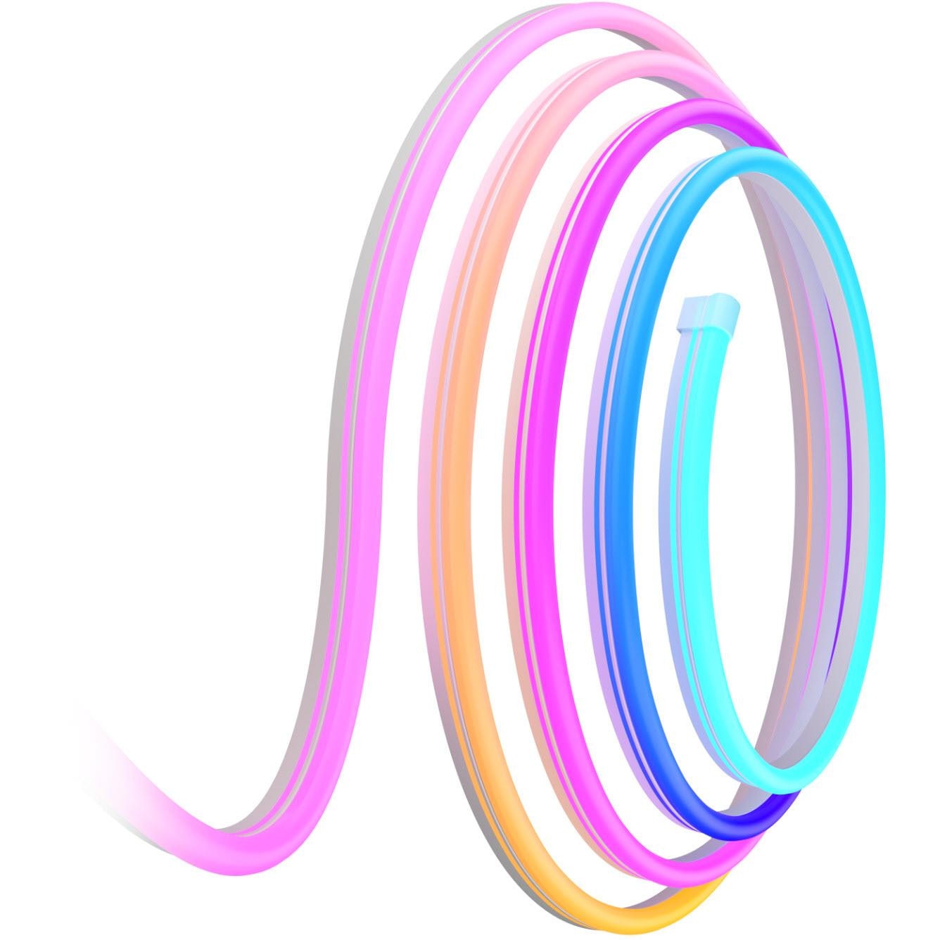 Banda LED Govee Neon Rope 2 H61D4-W RGBIC, Inteligenta, 4m ...