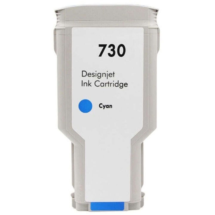 Ink Cartridge 730 Cyan, 300 ml, 6000 страници Съвместима HP DesignJet T 1600, HP DesignJet T 1700, HP DesignJet T 2600 Series DesignJet T940