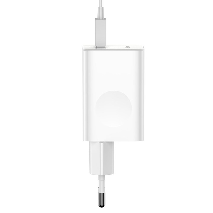 Incarcator USB Quick Charge 3.0, B8, Policarbonat, Alb