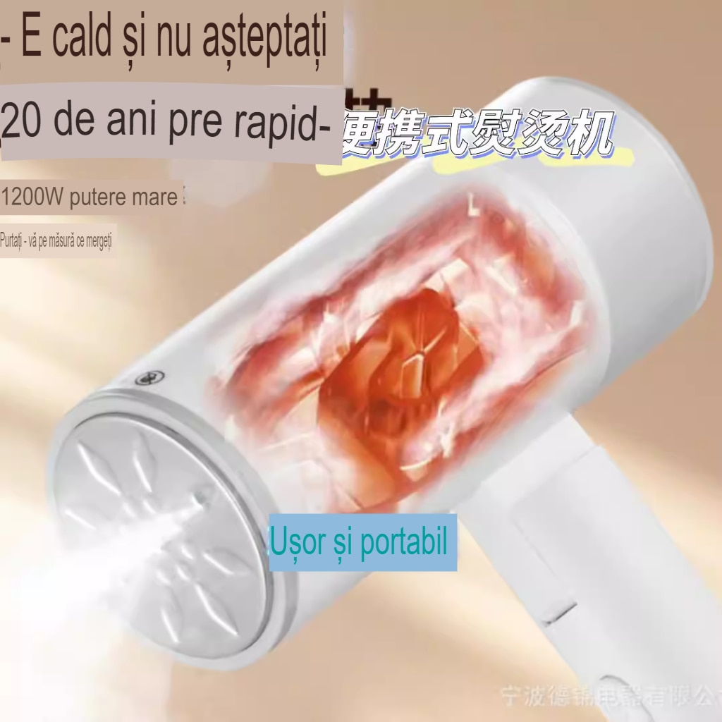 Aparat de calcat vertical cu abur pliabil, Arvada UltraSteam SC02, 1200 W, rezervor 280 ml, dimensiune 78*210MM, Volume 2047.5 cm³ Abur 60 gr/min, Alb