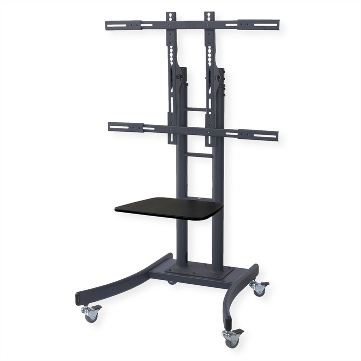 LCD/TV állvány, Value, 125 kg, Fekete