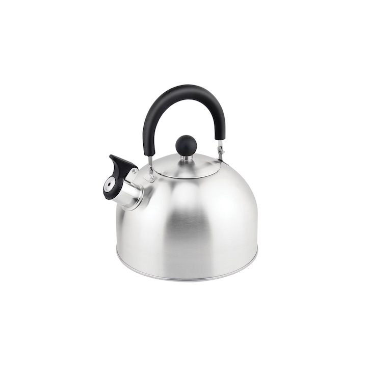 Rozsdamentes acél teáskanna síppal Floria ZLN1276, Polírozott külső, Kompatibilis gázzal, elektromosan és indukciósan, Űrtartalom 3L