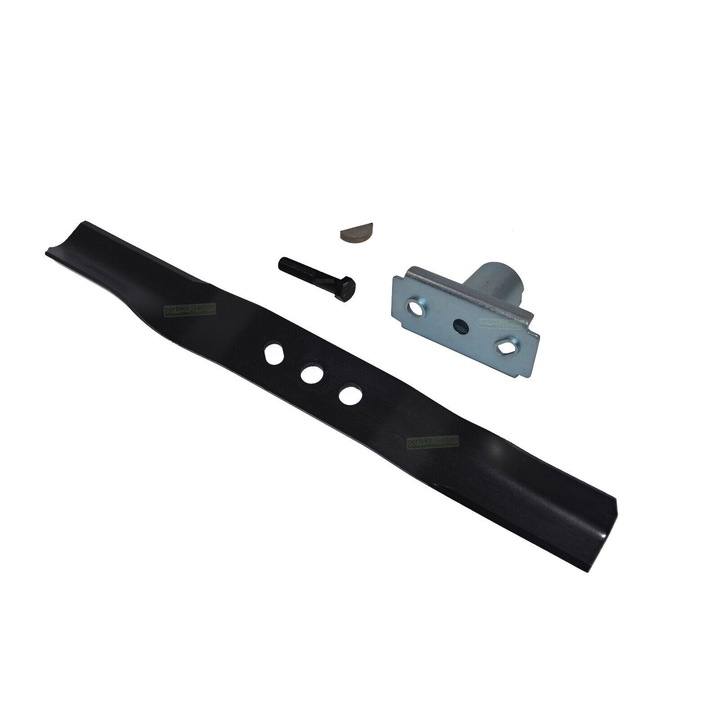 Lama de tuns iarba 42 CM + suport pentru cutite + pana + surub pentru masina de tuns iarba Makita