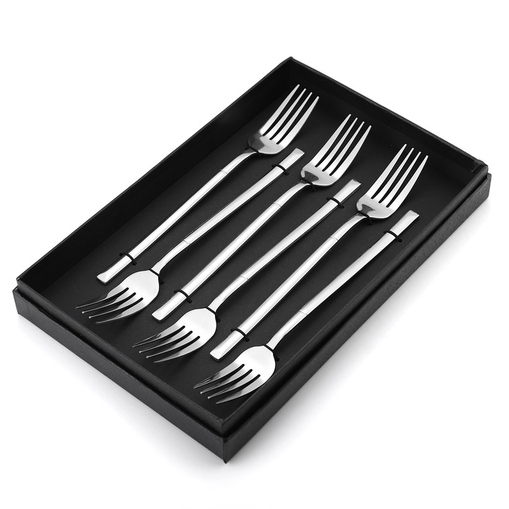 Set 6 furculite VENUS STAR, stainless stel