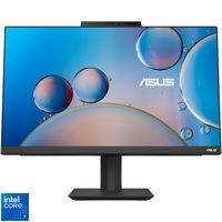 Sistem All-in-One ASUS A5402WVARK cu procesor Intel Core 7 150U pana la 5.4GHz, 23.8'', Full HD, 16GB DDR5, 1TB SSD, Intel Graphics, No OS, Black