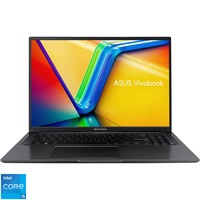 Laptop ASUS Vivobook 16 F1605VA cu procesor Intel Core i5-13500H pana la 4.7GHz, 16'', WUXGA, IPS, 16GB DDR4, 512GB SSD, Intel Iris Xᵉ Graphics, No OS, Indie Black