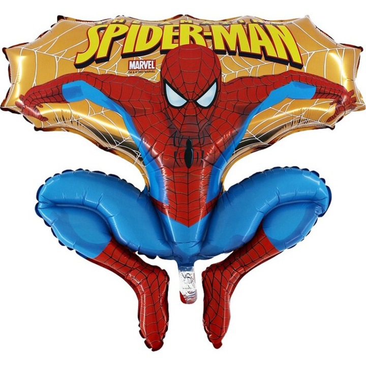 Balon folie figurina Spiderman Gold 50cmx70cm