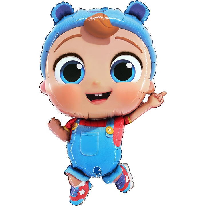 Balon folie figurina Little Angel - Baby John 45x71 cm