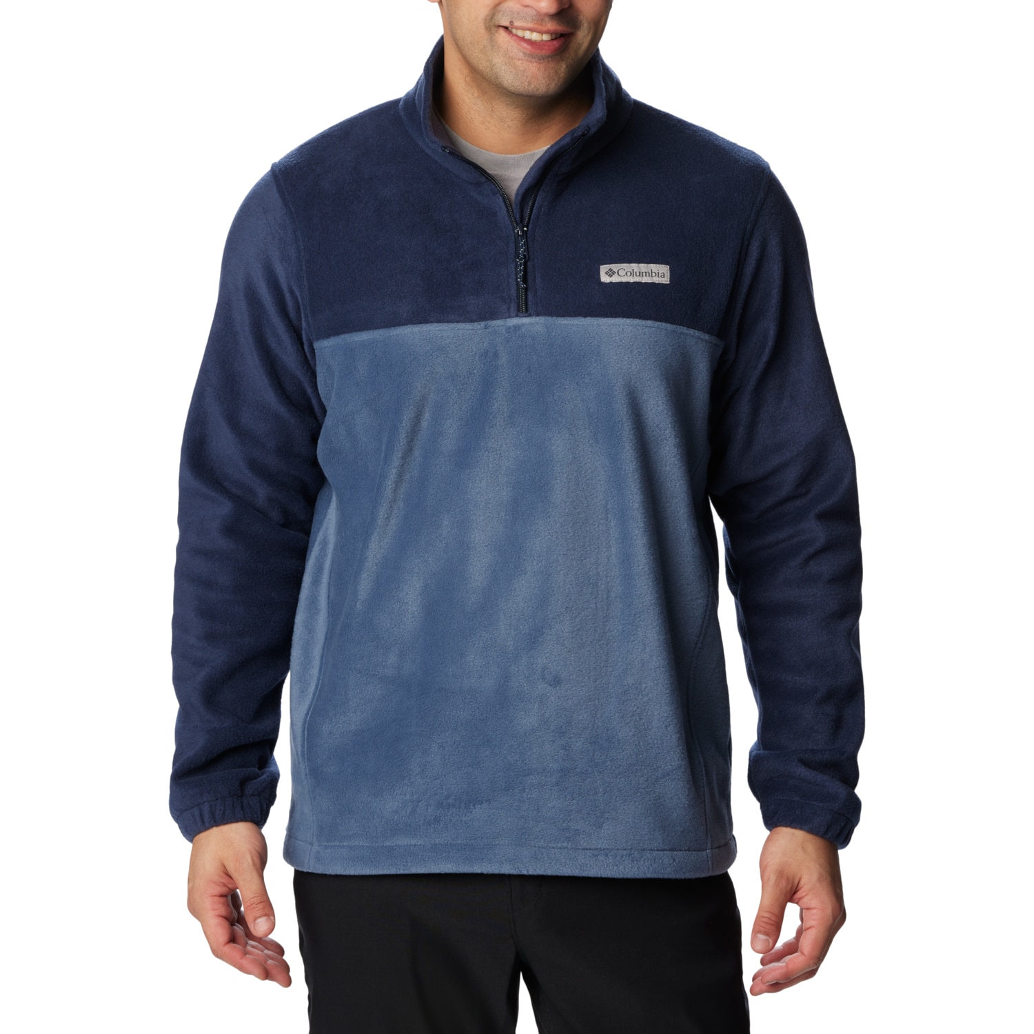 Bluza sport de barbati din fleece, Columbia Steens Mountain Half