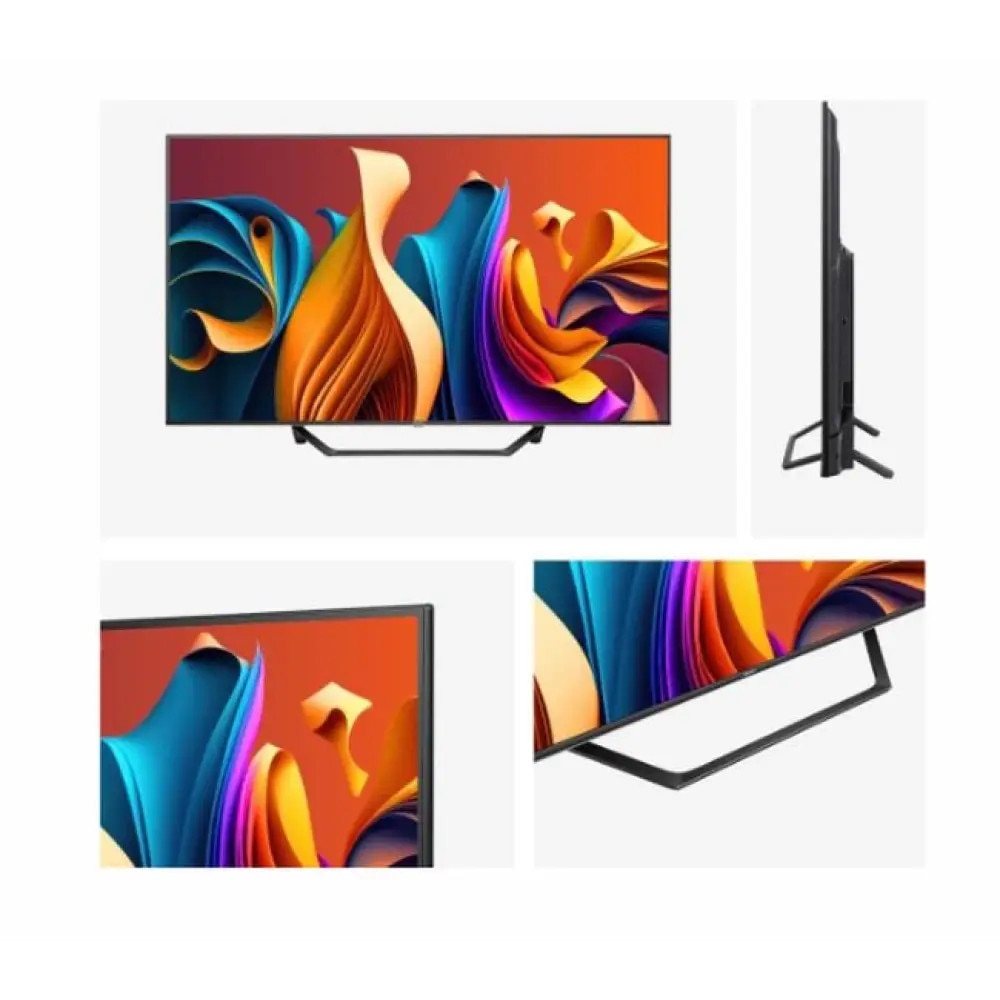 Televizor QLED Smart HISENSE 50A7NQ, Ultra HD 4K, HDR, 126cm, Clasa E, Negru