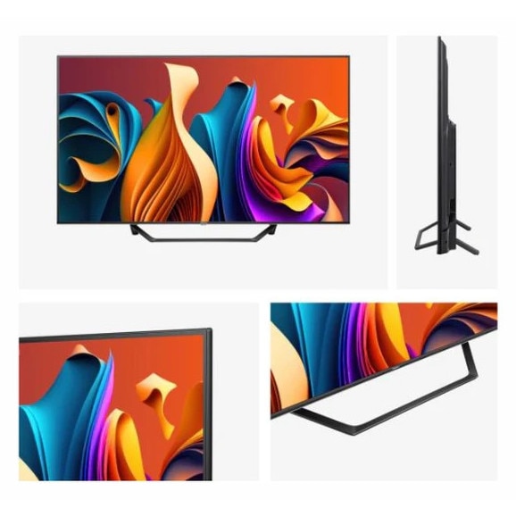 Televizor QLED Smart HISENSE 50A7NQ, Ultra HD 4K, HDR, 126cm, Clasa E, Negru