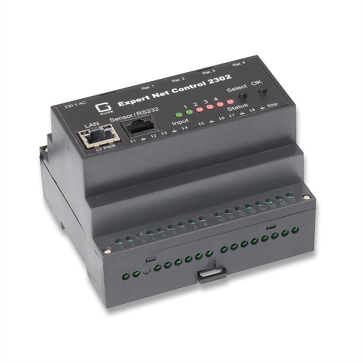 Modul releu de la distanta GUDE 2312-1, 4 iesiri, 8 intrari semnal