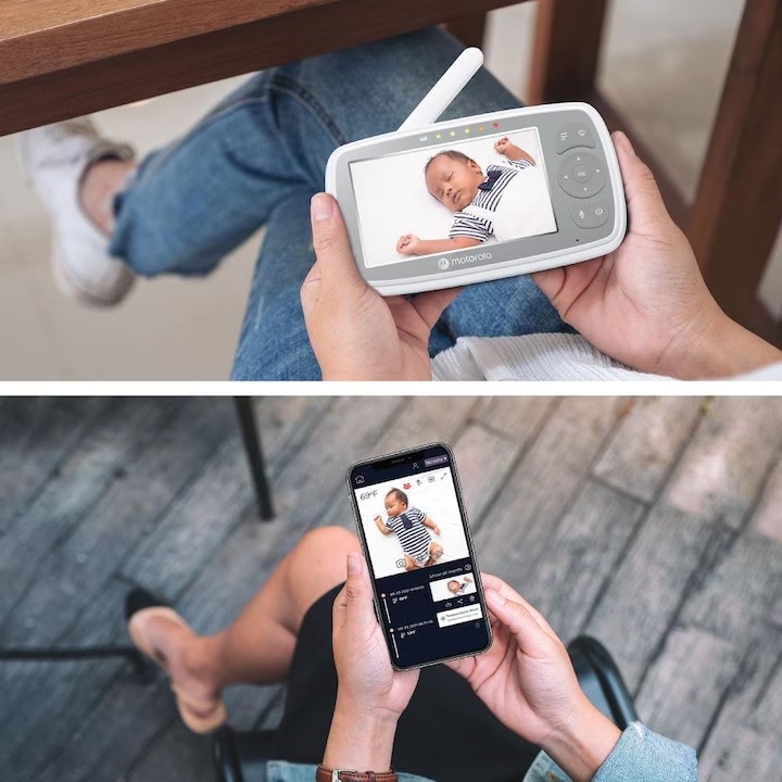 Motorola Baby Monitor VM44, Monitor video WiFi pentru bebelusi cu