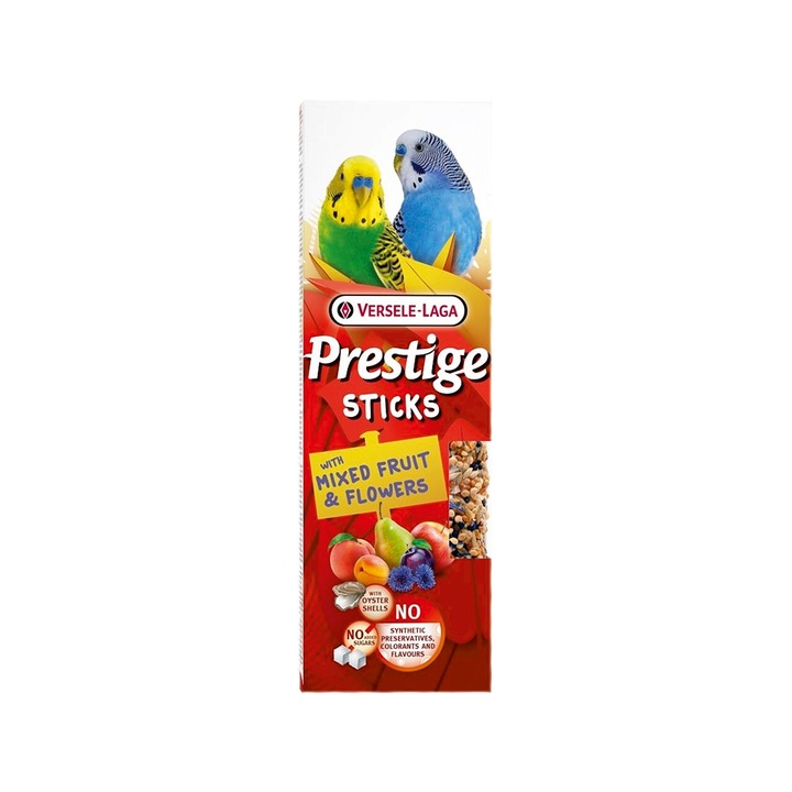 Baton pentru perusi, VERSELE LAGA, mix de fructe si flori, 60 g