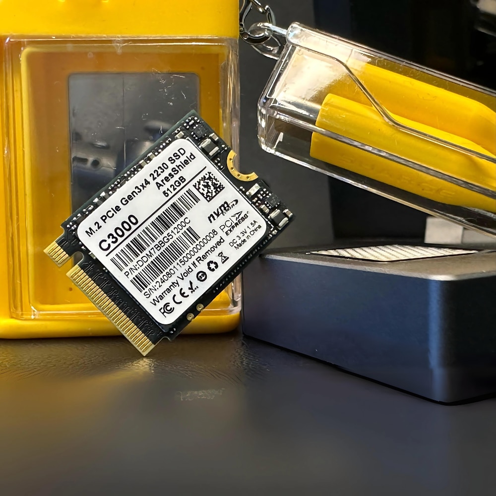 SSD M.2 2230 NVMe PCIe Gen3x4 512GB, Suporta: Carcasa M.2 NVMe