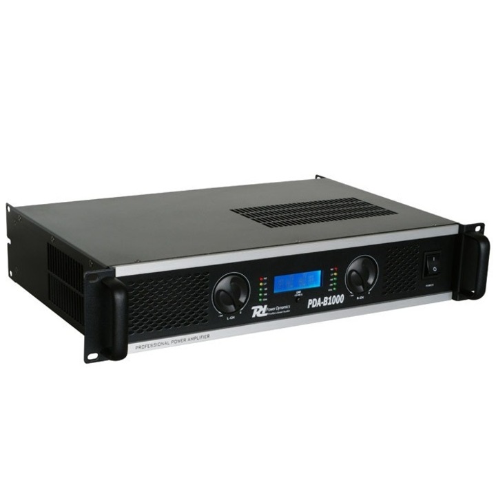 Усилвател, 2x500W RMS, Power Dynamics PDA-B1000