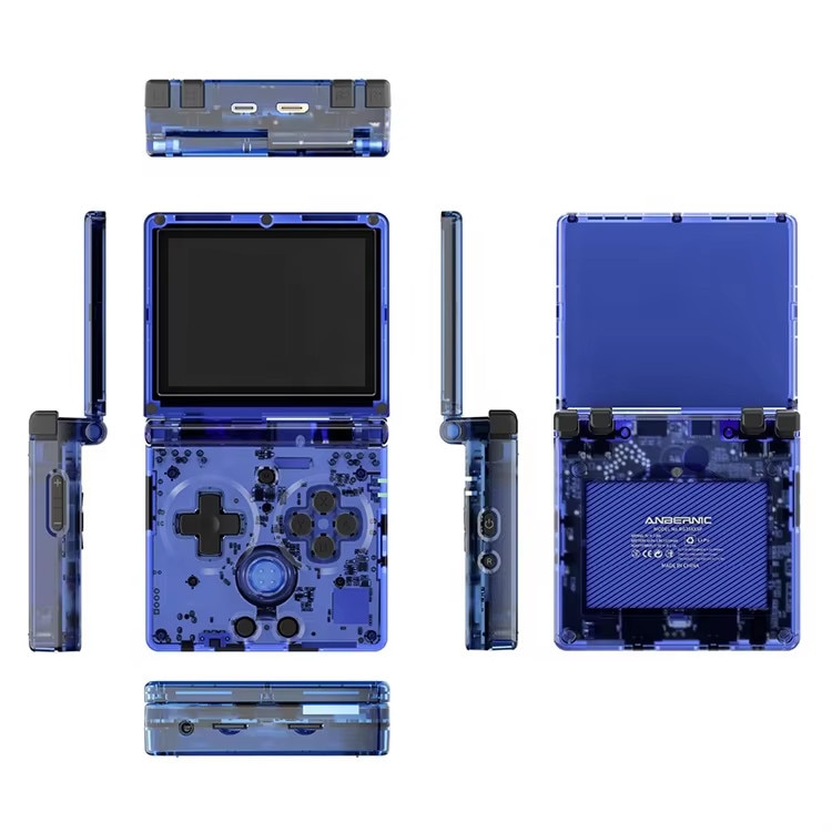Consola portabila Anbernic RG35XXSP, 10 Emulatoare, design clapita
