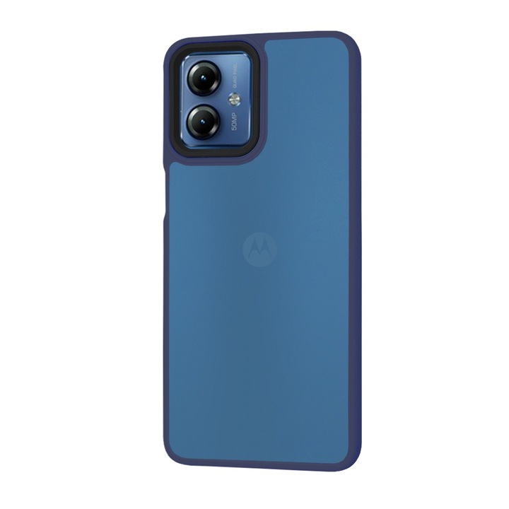 Husa Protectie pentru Motorola Moto G14, Cipsir Urban, HaloFrost Series, W48, Lexgard, Deep Blue