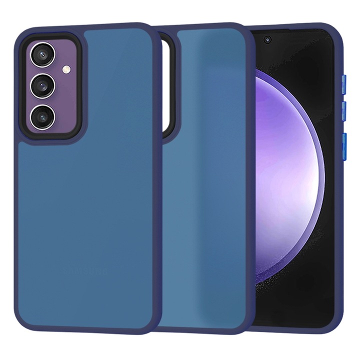 Husa Protectie pentru Samsung Galaxy S23 FE, Cipsir Protect, HaloFrost Series, W56, Lexgard, Deep Blue