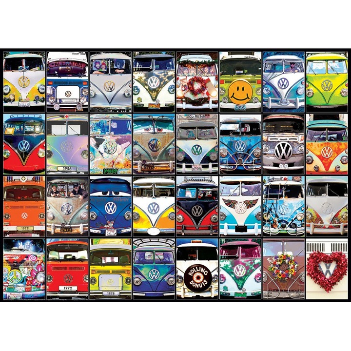 EuroGraphics 1000 db-os puzzle - VW Cool Faces (6000-0870)