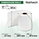 Bax 30 role, Role hartie termica ROLTECH, 57mm x 30m, tub 12mm, non-BPA
