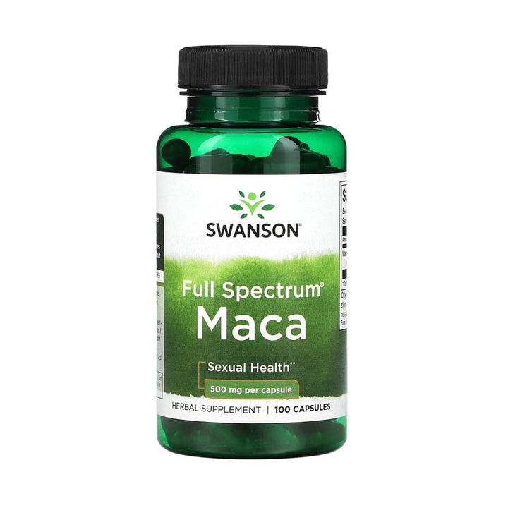 Full Spectrum Maca, 500 mg, Swanson, 100 capsule SW961