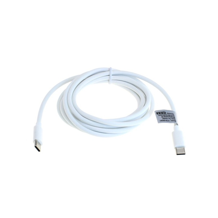 Cablu de date OTB - USB-C 2.0 tata la USB-C 2.0 tata - USB-PD 100W - 2, 0 m - alb
