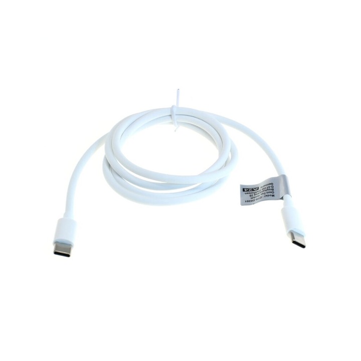 OTB adatkábel - USB-C 2.0 dugasz USB-C 2.0 dugasz - USB-PD 100 W - 1,0 m - fehér