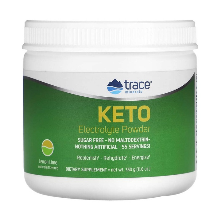 Keto Electrolyte Powder, Trace Minerals, 330 g