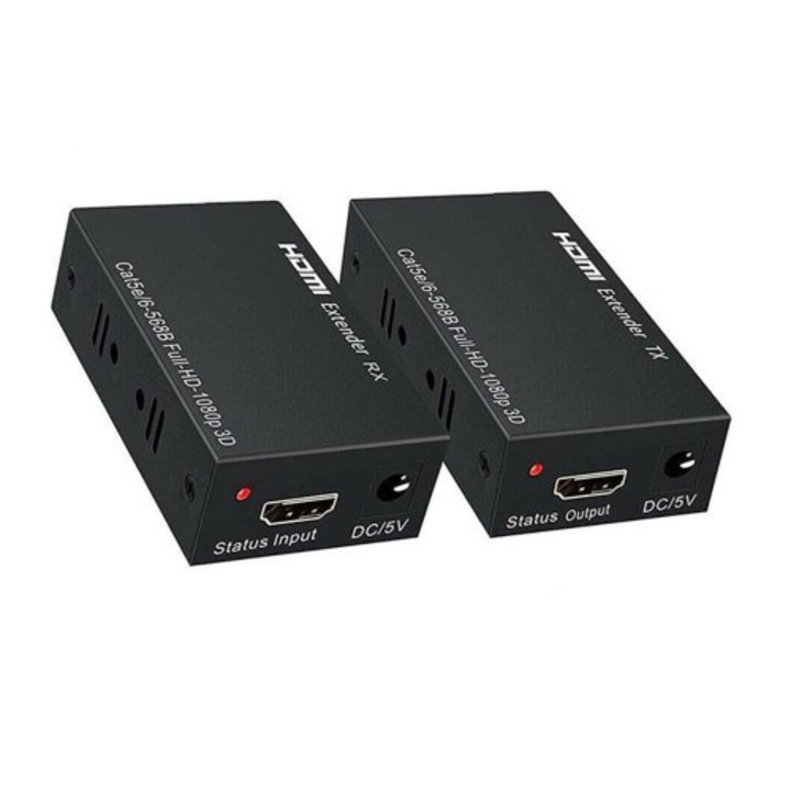 Extender HDMI 60m, prin Utp, Ftp Cat 5E/6, 196880
