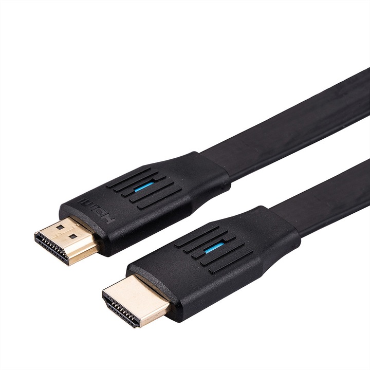 Value Lapos HDMI 2.0 apa - HDMI 2.0 apa Kábel 2m - Fekete (11.99.5907-10)