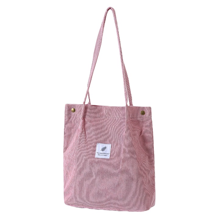 QttvbTna válltáska, vászon, belső zsebek, mágneses záródás, 37x75