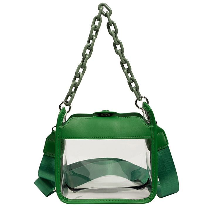 Jormftte női válltáska, többszínű, mérete 19x20x18cm, anyaga PVC, poliészter