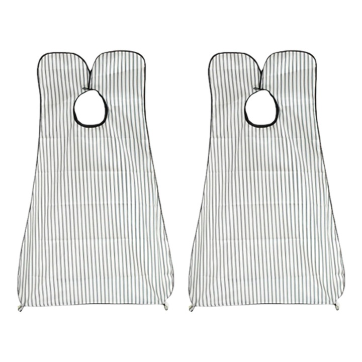 Set de 2 bavete pentru barba, prinzator de par pentru barba, impermeabil, antiaderent, pentru sort de ras pentru barbati, prinzator de barba, cu 4 ventuze, cadouri pentru sot, 1
