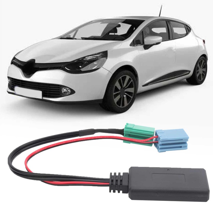 Bluetooth 5.0 autórádió adapter, 6 és 8 tűs, Renault Clio, Espace, Kangoo, Laguna modellekhez, kompakt szett