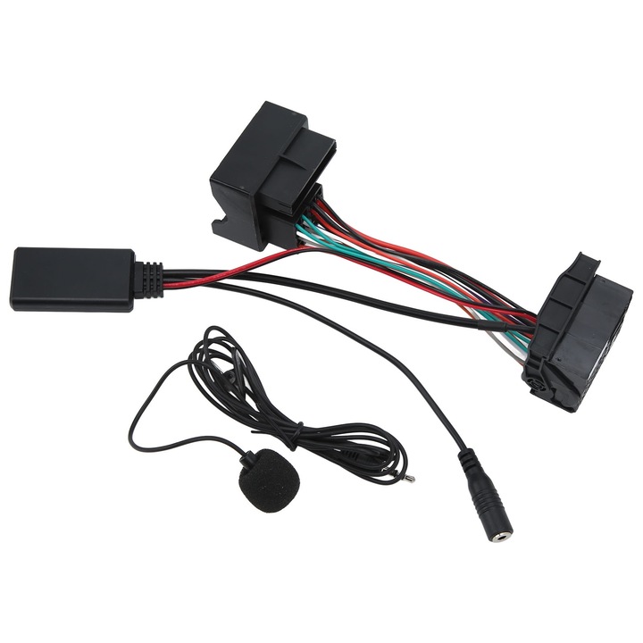 Bizaical Bluetooth AUX адаптер, съвместим с Citroen C2 C3 C4 C5 C6 C8, включен микрофон, 5.0