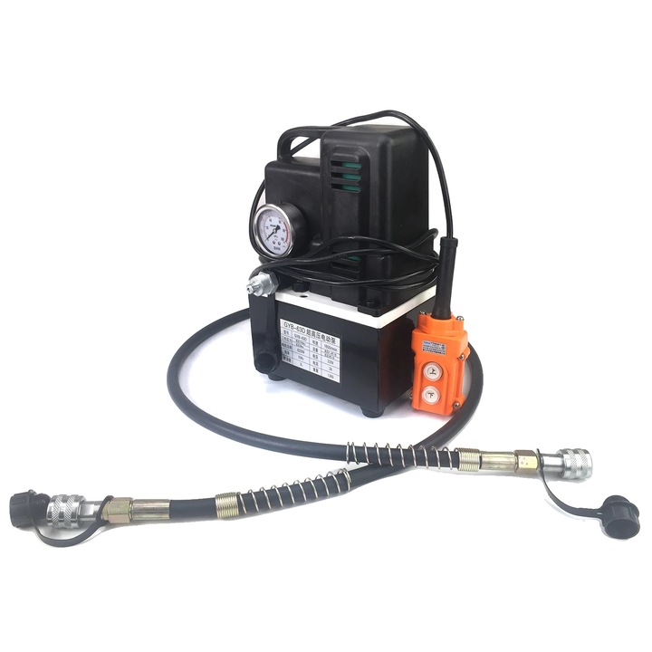 Електрическа хидравлична помпа, 220V, 70Mpa, черна, 34x21x15cm, 1200W